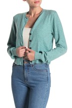 NWT Free People Always With Me Button Up Cardigan Sz XS MSRP 118 Turquoise Stone - £29.36 GBP