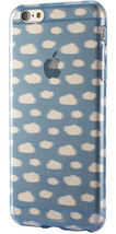 NEW Dynex Soft Shell TPU Case for iPhone 6+ / 6s PLUS Blue with White Clouds Sky - £3.66 GBP