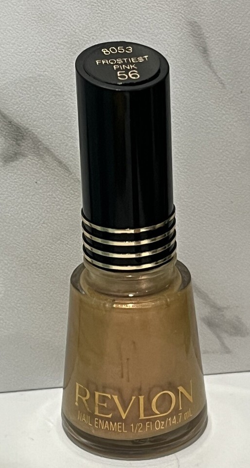 Revlon Nail Polish - 8053 Frostiest Pink 56 - 0.5 oz Vintage Discontinued - $16.71