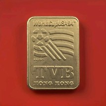 World Cup USA 1994 Vintage Pin TVB Hong Kong Gold Tone - £9.61 GBP