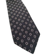 Brooks Brothers Tie Necktie Navy Blue &amp; Purple Geometric Silk *READ* - $18.49