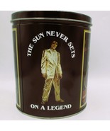 Elvis Presley Tin &quot;The Sun Never Sets On A Legend&quot; Black/Gold 2015 Editi... - $443.88 MXN