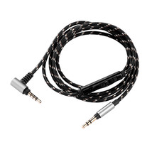 Replace Audio nylon Cable with Mic For SONY MDR-NC60/NC50/NC200D/NC500D/... - £13.50 GBP
