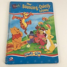 Comes To Life Interactive Book Bouncing Quietly Lessons Disney Pooh Vintage 90s - £19.40 GBP