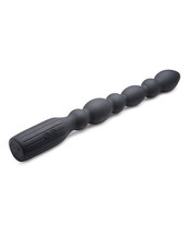 MASTER SERIES 10X VIPER SILICONE VIBRATING ANAL BEADS RECHARGEABLE VIBRATOR - $59.39