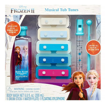 Disney Frozen II 4-Piece Musical Tub Tunes Bath Set w/ Xylophone - Fun Bath Time - £13.23 GBP