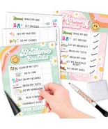 Retro Day &amp; Night Routine Charts | Daily Schedule | Educational Charts - $40.83 CAD