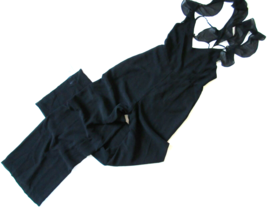 NWT Yumi Kim Boulevard Jumper in Black Cross-back Ruffle Strap Jumpsuit ... - $43.56