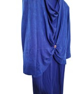 Kleid Frau Zeremonie Winter Blau Übergrößen Vintage Mariella Burani - £153.79 GBP