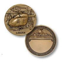 Army UH-72 Lakota Engravable 1.75" Challenge Coin - $34.99