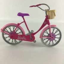 Barbie Let&#39;s Go Bike Doll Bicycle Basket Accessory 2013 Mattel Toy - £17.33 GBP