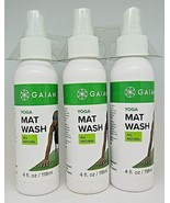 3 PACK Gaiam Yoga Mat Wash Spray All Natural wOrganic Oils 4oz/118ml Mad... - £12.60 GBP