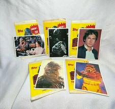 1980 Vtg Star Wars The Empire Strikes Back Giant Full Color Photocards Lot Of 5  - £39.92 GBP
