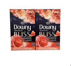 2X Downy Infusions Bliss Sparkling Amber and Rose Dryer Sheets 160 ct - $23.10