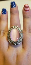 Paparazzi Ring (One Size Fits Most) (New) Moonlit Marigold Pink - $7.61
