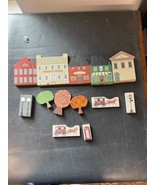 Lot of 13 The Cat&#39;s Meow Vintage Block Toys 1983-1987 - €24,38 EUR