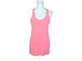 Lululemon Womens Scoop Neck Sleeveless Pink Racerback Workout Tank Top S... - £11.38 GBP