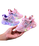 Kuromi Design Kids Trainers LED Lights Toddler Sport Shoes Baby Girls Sn... - $25.12+