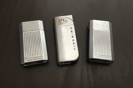 Ronson Jet Lite (Lot Of 3) Firebird Lighter Collection Silver Color Km Durable - $47.45