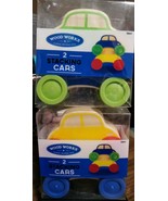 Wood Works WOODEN STACKING CARS 4 PIECES - Great For Toddlers - Primary ... - $25.93 CAD