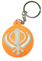 Funky looking hindu sikh key chain khalsa singh khanda key ring in many ... - $6.18