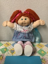 Vintage Cabbage Patch Kid Girl Red Hair Green Eyes SECOND EDITION Head M... - £161.20 GBP