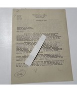 letter Will E Orgain Signed 1935 Beaumont TX  Southwestern University Tr... - $111.51 CAD
