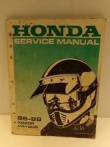 1985 86 87 88 Honda XR80R XR100R Service Manual  - $31.49