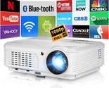 Wireless Ios Mirroring Phone Projectors, Lcd Led 200&quot; Widescreen Wifi Bl... - $152.92