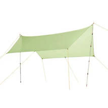 Ultralight 20D Silicone Nylon Rain Fly Tent Tarp Shelter for Camping, Be... - £58.87 GBP
