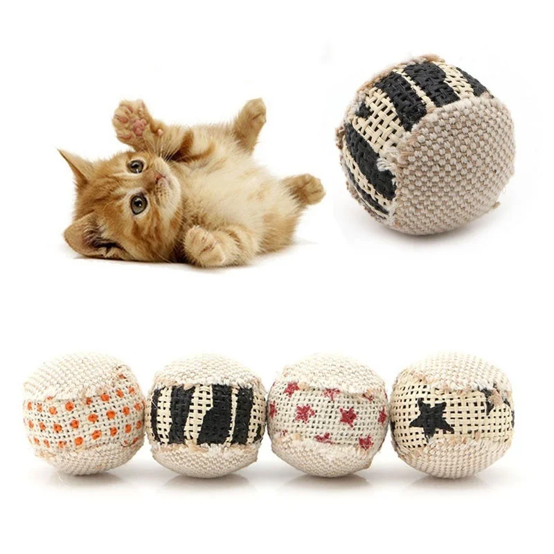 Play 1 Pcs Ball Cat Toy Interactive Cat Play Play Chewing Rattle Scratch Catch P - £23.37 GBP