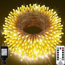KNONEW 403ft 1000 LED String Lights Outdoor Christmas Lights 8 Modes &amp; Timer Fai - £31.78 GBP+
