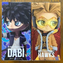 Q posket My Hero Academia Dabi Hawks Figure A Color Set of 2 Banpresto qposket - £33.77 GBP