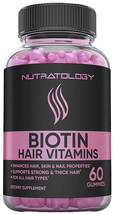 Biotin Hair Vitamin Gummies - Formulated for All Hair Types w/ Biotin Exp:06/24 - £11.64 GBP