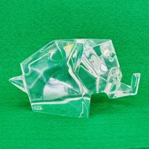 Exquisite Baccarat Origami Crystal Elephant Figurine - Excellent Condition - £97.38 GBP