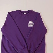 Just Hoods by AWDis JHA030 THE NEON BISON Men's Purple Pullover Sweater Size S image 11