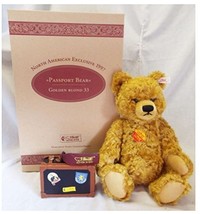 Steiff 33cm Passport Bear 665318 - £315.74 GBP