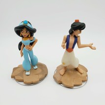 Disney Infinity Aladdin 2pc Lot of Jasmine &amp; Aladdin Xbox PS Wii - $7.66