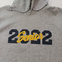 Gildan Heavy Blend SENIOR 2022 Men's Gray Cotton Pullover Hoodie Sweatshirt Sz M image 6