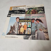 Vintage Knitting Leaflets Lot of 7 Patons Diamond ShariAne Finn Time and... - £10.98 GBP