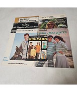 Vintage Knitting Leaflets Lot of 7 Patons Diamond ShariAne Finn Time and... - £10.94 GBP