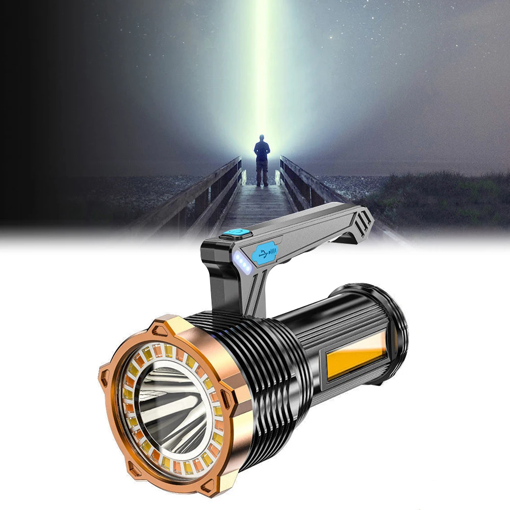Portable LED Flashlights Flash Light High Power Super Bright Torch Lantern - £9.77 GBP+