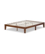 Zinus Wen Wood Platform Bed Frame, Queen Size, Solid Wood Foundation, Wo... - £173.36 GBP