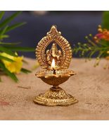 Collectible India Ganesha Diya Oil Lamp - Gift Home Temple Articles Deco... - £22.80 GBP