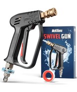 Short Pressure Washer Gun With Swivel - High Pressure Water Handle With 3/8 - £42.03 GBP