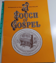 Gospel Piano Songbook A Touch Of Gospel Don Philips VG Condition paperback - £9.46 GBP