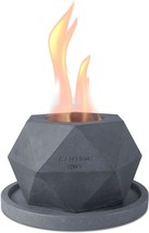Portable Rubbing Alcohol Tabletop Fire Bowl, Mini Fireplaces For Smores Maker - £56.83 GBP