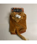 Lion Dog Clothes Outfit Costume Small Pet Cowardly Lion Wizard Of OZ NWOT - $14.95
