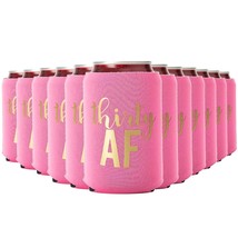 Thirty Af Can Coolers, 30Th Birthday Party Coolies, Set Of 12, Pink And ... - £21.25 GBP