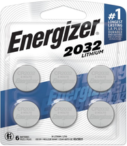 Energizer CR2032 Batteries, 3V Lithium Coin Cell 2032 Watch Battery,Whit... - £10.66 GBP